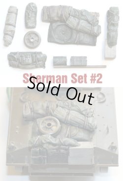 Photo1: 1/35 SH002 Sherman Engine Deck Set #2 (8 Pieces)