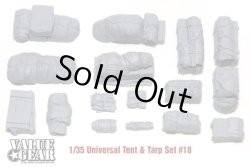 Photo1: 1/35 VG018 Tents & Taprs #18 (16 Pieces)