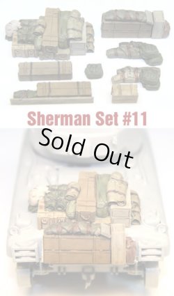 Photo1: 1/35 SH0011 Sherman Engine Deck Set #11 (8 Pieces)