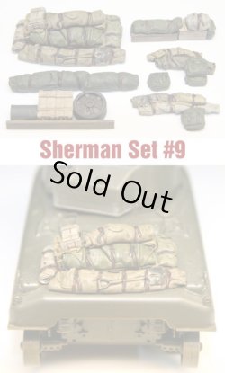 Photo1: 1/35 SH009 Sherman Engine Deck Set #9 (8 Pieces)