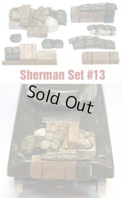 Photo1: 1/35 SH0013 Sherman Engine Deck Set #13 (8 Pieces)