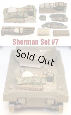 Photo1: 1/35 SH007 Sherman Engine Deck Set #7 (8 Pieces)