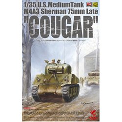 Photo1: 1/35 U.S.Medium Tank M4A3 Sherman 75mm Late "COUGAR"