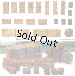 Photo1: 1/35 WC003 Wooden Crates Set #3