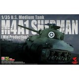 1/35 U.S. Medium Tank M4A1 Sherman  (Mid Production)