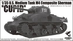 Photo1: 1/35 U.S. Medium Tank M4 Composite Sherman "CUPID"