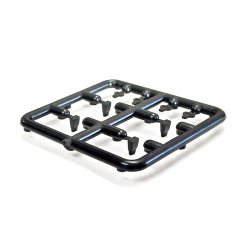 Photo3: 1/24 Seat belt Set Black