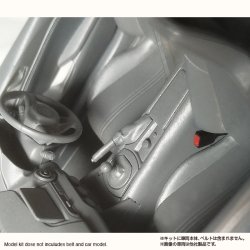 Photo5: 1/24 Seat belt Set Black