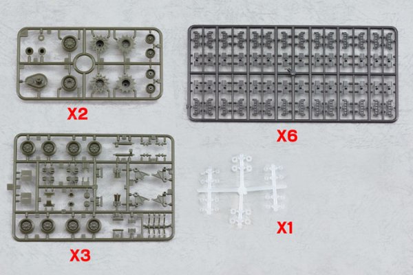 Photo1: HVSS Suspension set w/ Individual Link T66 Tracks (1)