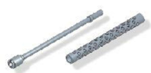 Photo1: 1/35 Browning M1919A4 Machine Gun Barrel SBF(Steel Blue Finish) (1)