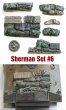 Photo1: 1/35 SH006 Sherman Engine Deck Set #6 (8 Pieces) (1)