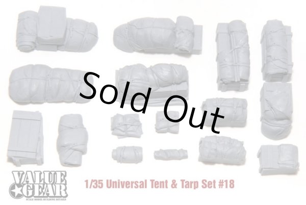 Photo1: 1/35 VG018 Tents & Taprs #18 (16 Pieces) (1)