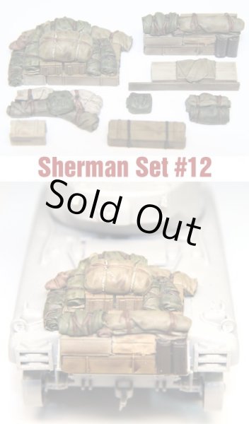 Photo1: 1/35 SH0012 Sherman Engine Deck Set #12 (8 Pieces) (1)