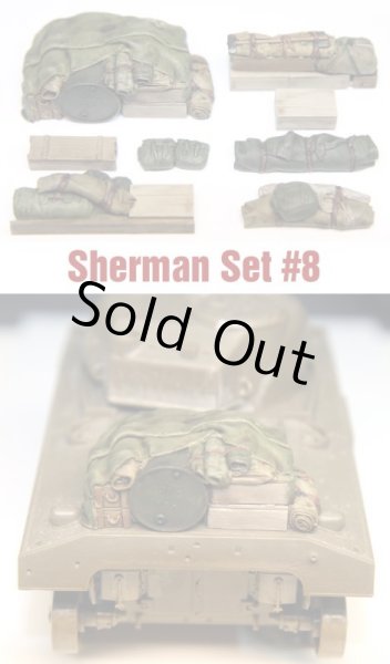 Photo1: 1/35 SH008 Sherman Engine Deck Set #8 (8 Pieces) (1)