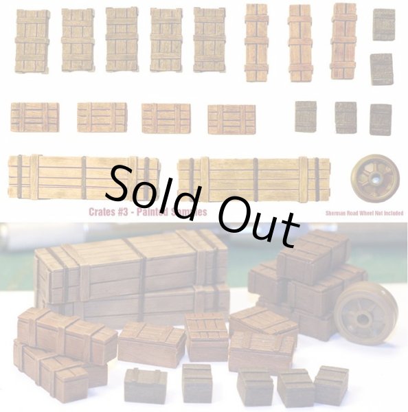 Photo1: 1/35 WC003 Wooden Crates Set #3 (1)