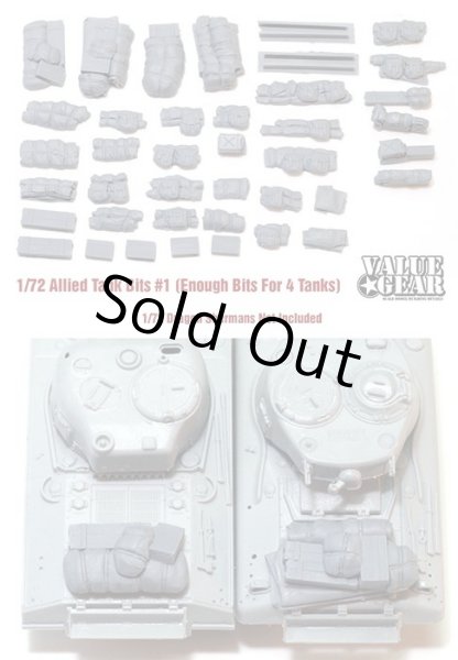 Photo1:  72SH1 Allied Tank Bits Set #1 (1)